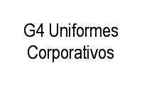 Logo G4 Uniformes Corporativos em Esmeralda