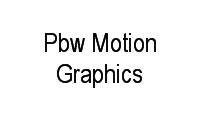 Logo Pbw Motion Graphics em Pinheiros