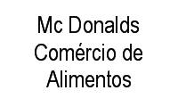 Logo de Mc Donalds Comércio de Alimentos