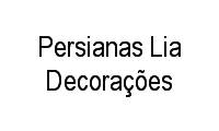 Logo Persianas Lia Decorações em Centro