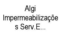 Logo Algi Impermeabilizações Serv.E Com.Ltda