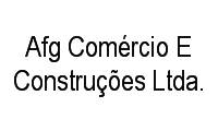 Logo Afg Comércio E Construções Ltda. em Setor Pedro Ludovico