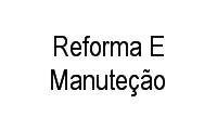 Logo Reforma E Manuteção