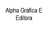 Logo Alpha Gráfica E Editora em Zona Industrial