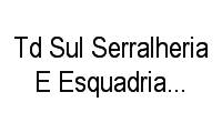 Logo Td Sul Serralheria E Esquadrias de Alumínio em Serrano