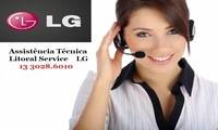 Logo Lava e Seca LG Assistência Técnica Litoral SP 13 3028.6010