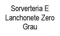 Logo Sorverteria E Lanchonete Zero Grau