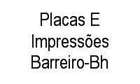 Logo Placas E Impressões Barreiro-Bh em Teixeira Dias (Barreiro)