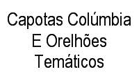 Logo Capotas Colúmbia E Orelhões Temáticos em Areão