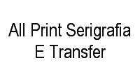 Logo All Print Serigrafia E Transfer em Quitandinha
