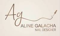 Logo Unhas De Gel - Studio Aline Galacha Nails Designer - Alongamento de Unhas - Cursos- Vitória-ES em Santa Luíza