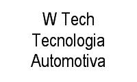Logo W Tech Tecnologia Automotiva em Alvinópolis