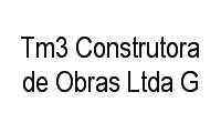 Logo Tm3 Construtora de Obras Ltda G em Pilarzinho