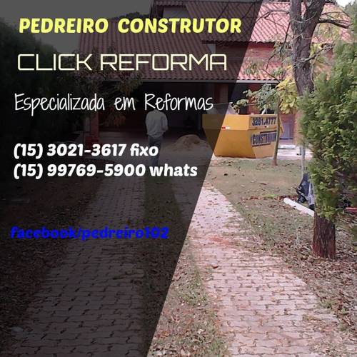 CLICK REFORMA - PEDREIRO EM SOROCABA (15) 98104-2665 WHATS