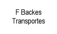 Logo F Backes Transportes em Parque da Fonte