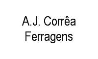 Logo A.J. Corrêa Ferragens em Hauer