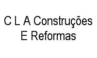 Logo C L A Construções E Reformas