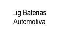 Logo Lig Baterias Automotiva em Campo Redondo