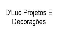 Logo D'Luc Projetos E Decorações em Jardim Lúcia