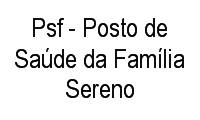 Logo Psf - Posto de Saúde da Família Sereno em Penha