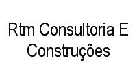 Logo Rtm Consultoria E Construções