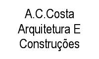 Logo de A.C.Costa Arquitetura E Construções em Centro