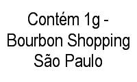 Logo Contém 1g - Bourbon Shopping São Paulo em Perdizes