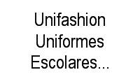 Logo Unifashion Uniformes Escolares & Promocionais em Trindade