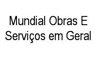 Logo Mundial Obras E Serviços em Geral