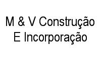 Logo M & V Construção E Incorporação em Plano Diretor Norte
