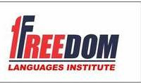 Logo Freedom Languages em Barra