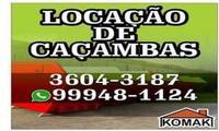Logo KOMAK - ALUGUEL DE CAÇAMBAS EM FAZENDA RIO GRANDE em Nações