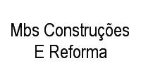 Logo Mbs Construções E Reforma em Freguesia (Ilha do Governador)