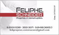 Logo Feliphe Schneider Projetos E Construçoes em Residencial do Bosque (São Sebastião)