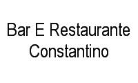 Logo Bar E Restaurante Constantino em Centro