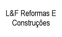 Logo L&F Reformas E Construções