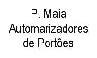 Logo P. Maia Automarizadores de Portões em Parque Viana