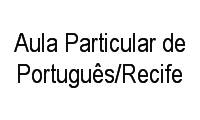 Logo Aula Particular de Português/Recife
