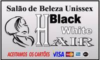 Logo Salão de Beleza Unissex Black White Hair em Cidade Nova São Miguel