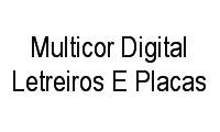 Logo Multicor Digital Letreiros E Placas em Setor Bela Vista