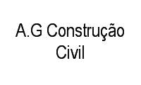 Logo A.G Construção Civil em Santa Etelvina