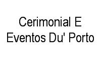 Logo Cerimonial E Eventos Du' Porto