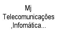 Logo Mj Telecomunicações,Infomática E Comércio em Novo Aleixo