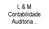 Logo L & M Contabilidade Auditoria E Assessoria em Quilombo