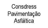Logo Consdress Pavimentação Asfáltica em Vila Sílvia