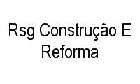 Logo Rsg Construção E Reforma em Gramame