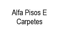 Logo Alfa Pisos E Carpetes em Bom Jesus