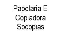 Logo Papelaria E Copiadora Socopias