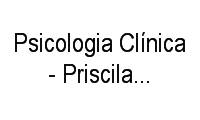Logo Psicologia Clínica - Priscila de O. Vieira