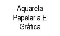 Logo Aquarela Papelaria E Gráfica em Centro